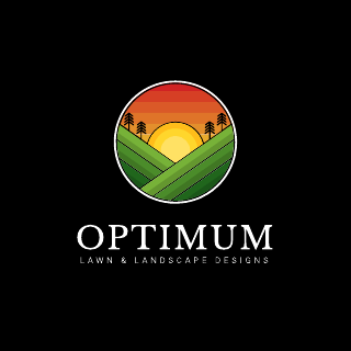 Optimum Lawn & Landscaping Designs Logo Template