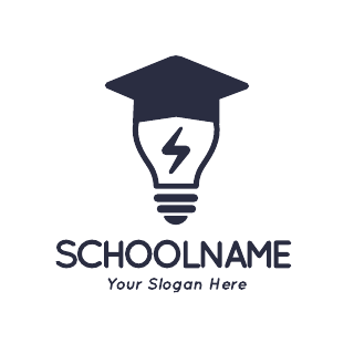 Black Smart Education Logo Template