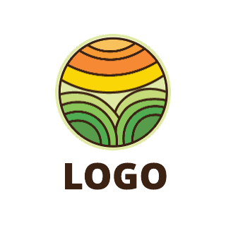 Landscape Mandala Logo Template