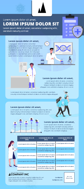 How Vaccination Works Infographic Template