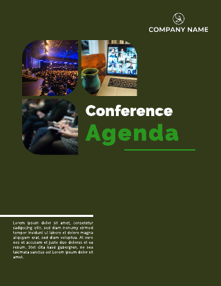 Conference Agenda Booklet Template