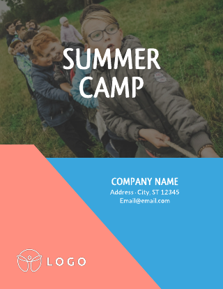 Bright Summer Camp Flyer Template