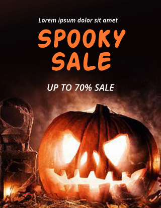 Spooky Sale Flyer Template