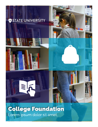 College Foundation Brochure Template