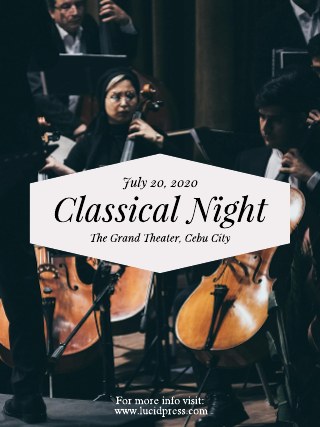 Classical Concert Poster Template