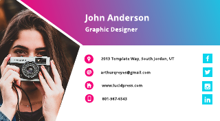 Photograph Email Signature Template