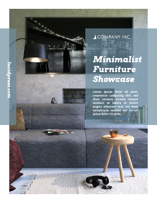 Minimalist Furniture Showcase Brochure Template