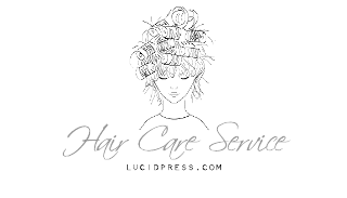 Elegant Grey and White Hair Salon Business Card