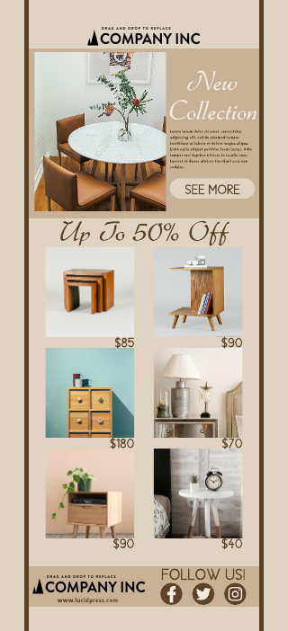 Furniture Email Newsletter Template