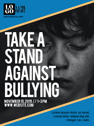 Take A Stand Poster Template