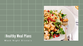Green Meal Plan Youtube Thumbnail Template