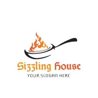 Sizzling House Logo Template