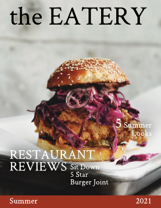 Food Review Food Magazine Template
