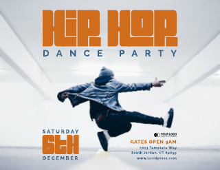 Hip Hop Dance Party Flyer Template