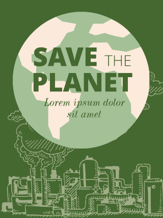 Save the Planet Poster Template