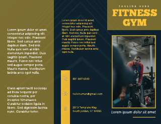 Start Fitness Brochure Template