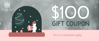 Cute Snowman Holiday Coupon Template