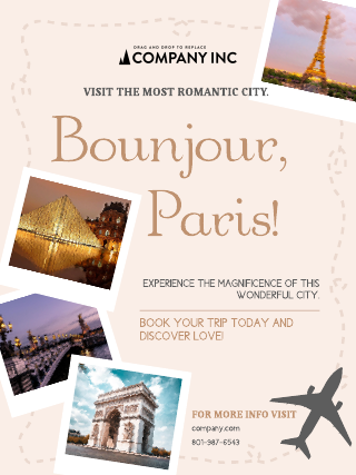 Travel French Poster Template
