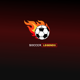 Firing Ball Soccer Logo Template