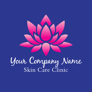 Pink Lotus Beauty Logo Template
