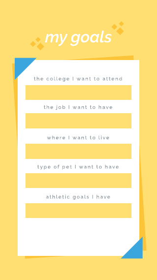 Bright Yellow Get to Know Me Instagram Story Template