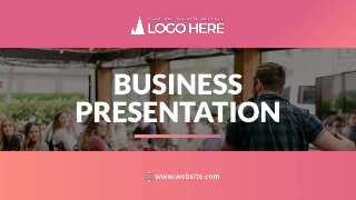 Gradient Pink Keynote Presentation Template