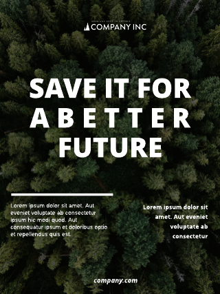 Better Future Poster Template