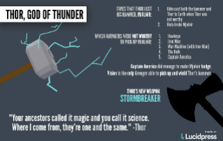 Thor Facts and Stats Poster