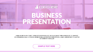 Light Pink Keynote Presentation Template