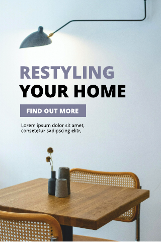 Restyling Your Home Pinterest Template