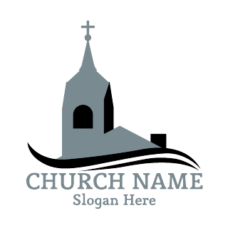 Gray Church Logo Template