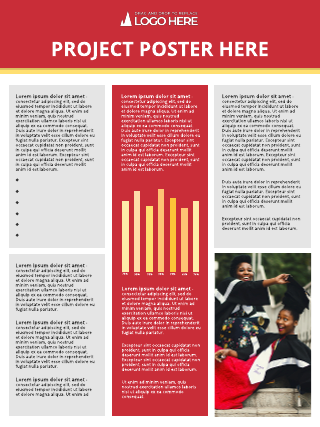 Red Academic Poster Template