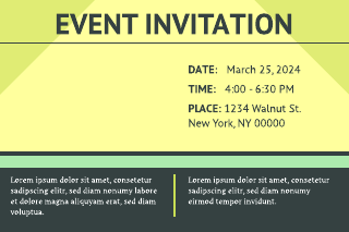 event invitation template