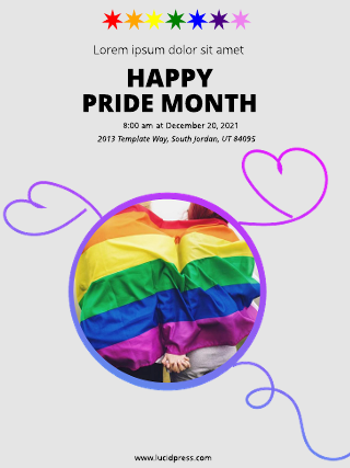 Human Rights Pride Poster Template