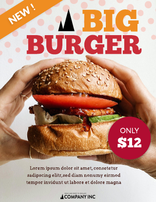 Burger Sale Flyer Template