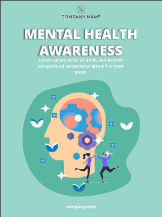 Mental Health Awareness Poster Template