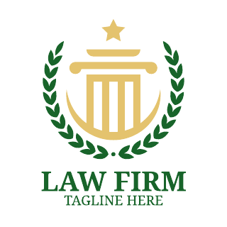 Arylide Yellow And Green Attorney & Law Logo Template