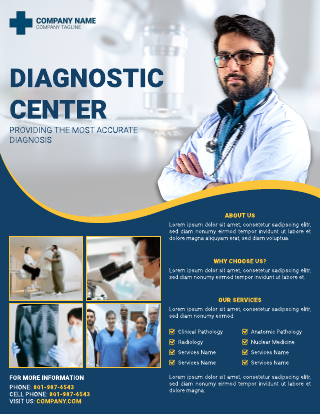 Diagnostic Center Flyer Template