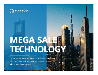 Mega Sale Technology Catalog Template