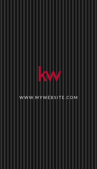 KW Vertical PinStripes Business Card Template