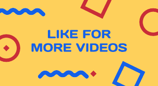Primary Color With Shapes Youtube End Screen Template