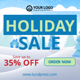 Holiday Sale Banner Ad Template