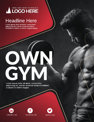 Own Gym Brochure Template