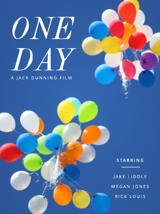 One day movie poster template