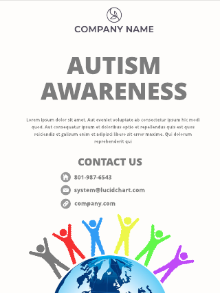 Autism Poster Template