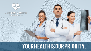 Hospital Facade Health Website Template