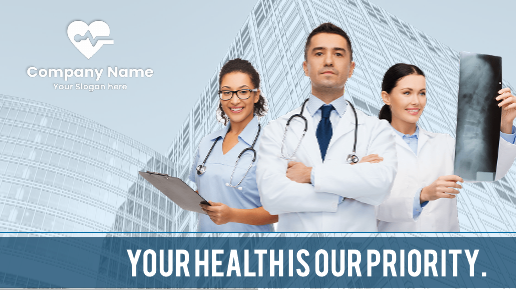 Hospital Facade Health Website 