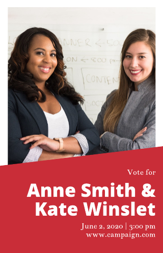 Duo campaign poster template