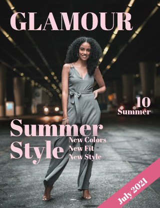 Summer Style Fashion Magazine Template