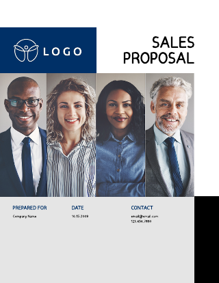 Friendly sales proposal template